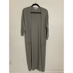 Cobble Stone‎ Long open front cardigan
